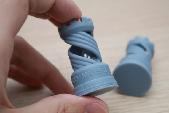 Resin Printer Test Print Rook Elegoo Mars 3 Pro Review - The Most Popular Model Upgraded