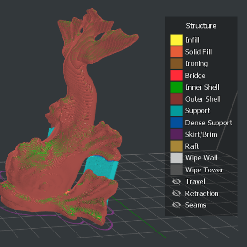 Slicer Software - Model in Preview