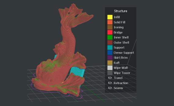 Slicer Software - Model in Preview