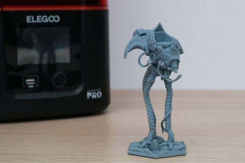 The Elegoo Mars 3 Pro and 3D printed model