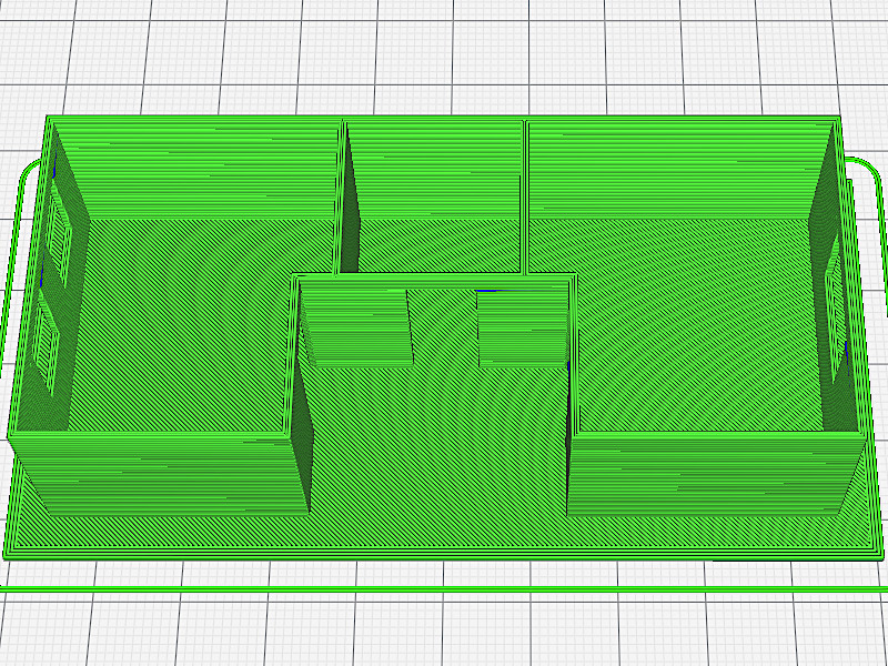 Screenshot from Cura Slicer - 3D Printable Floor Plan