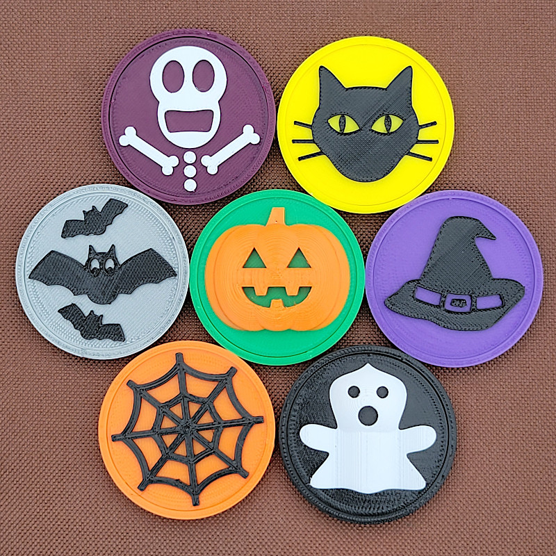 Halloween Themed Snap Badges