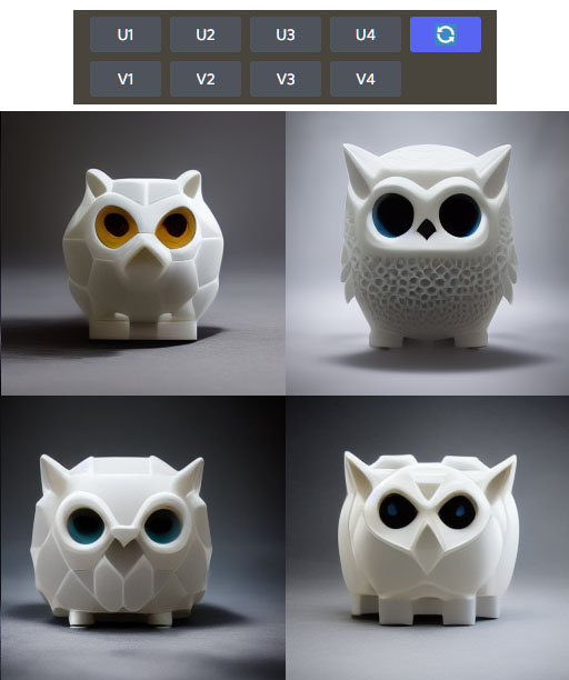 Owl Piggy Bank - Generated by Midjourney