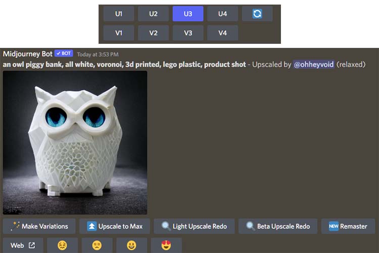 Owl Piggy Bank - Generated by Midjourney