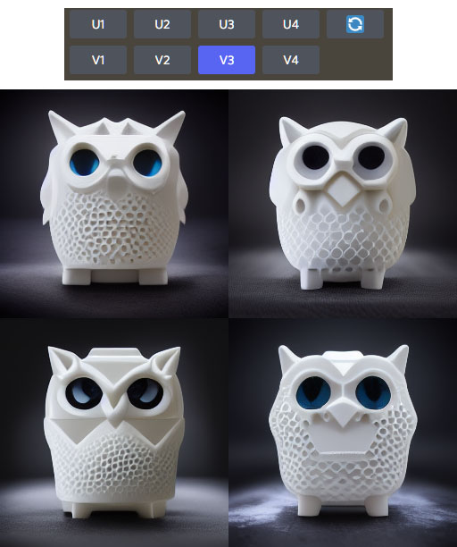 Owl Piggy Bank - Generated by Midjourney