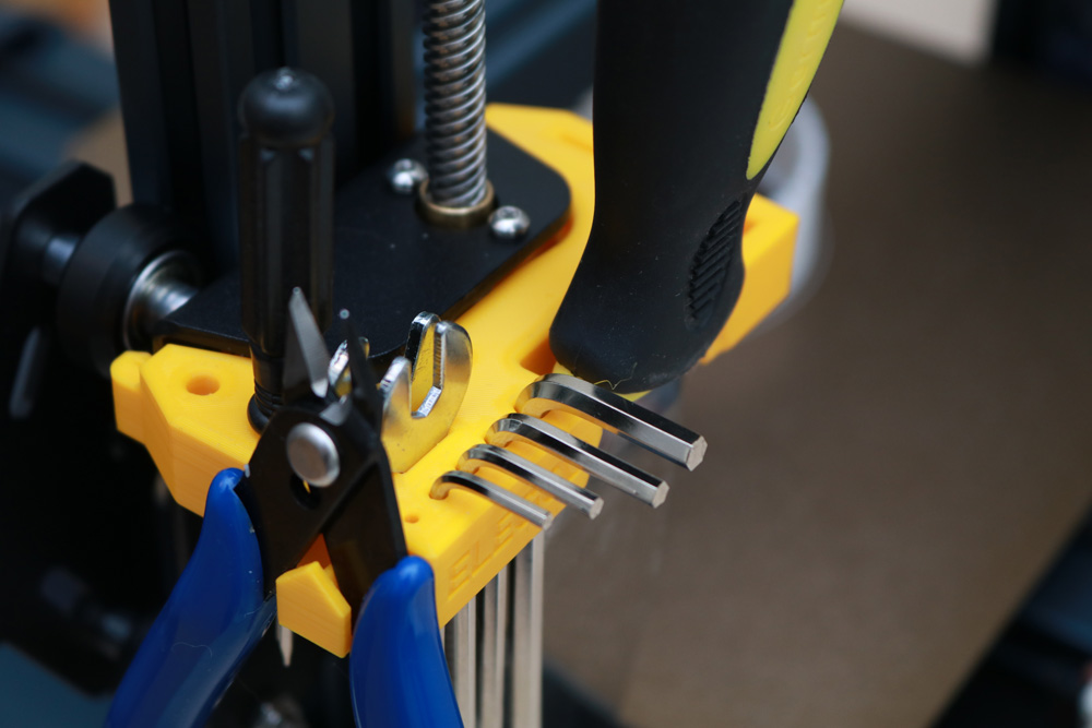 Tool Holder Assembled to 3D Printer