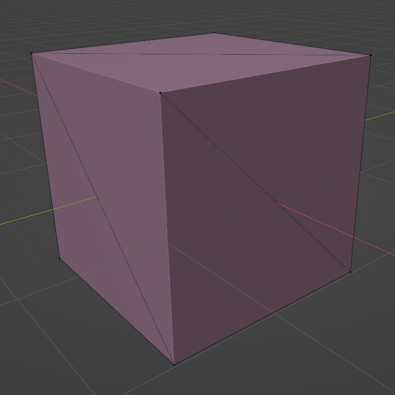 Cube in Blender