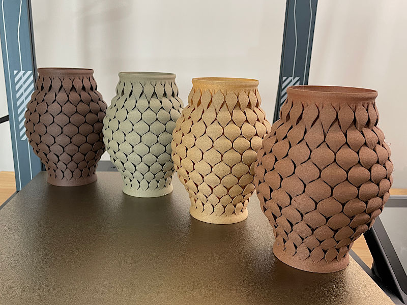 Overengineered Vase Printed in Fillamentum Timberfill