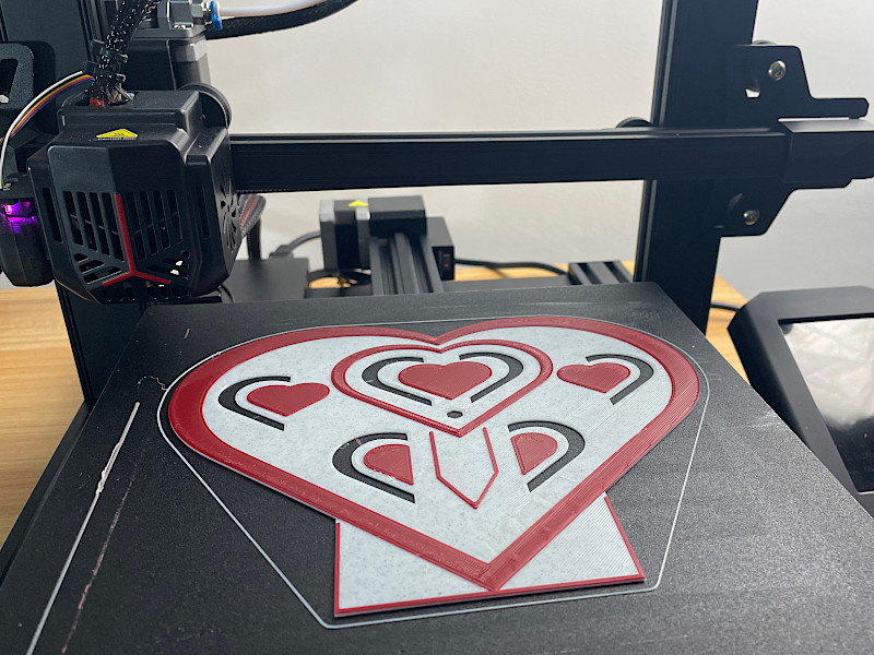 Free STL file LOVE YOU Valentine's Day heart box, unsupported print・3D  print design to download・Cults