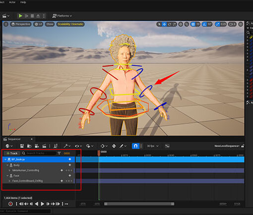 Metahuman in Sequencer