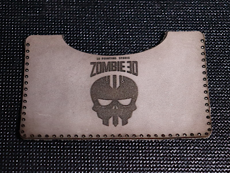 Laser Cut and Engraved Leather