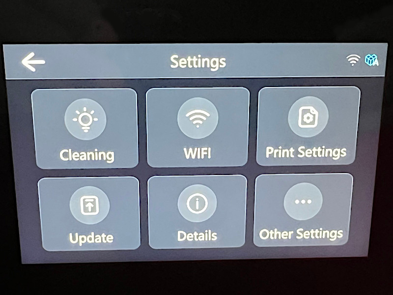 Settings Screen