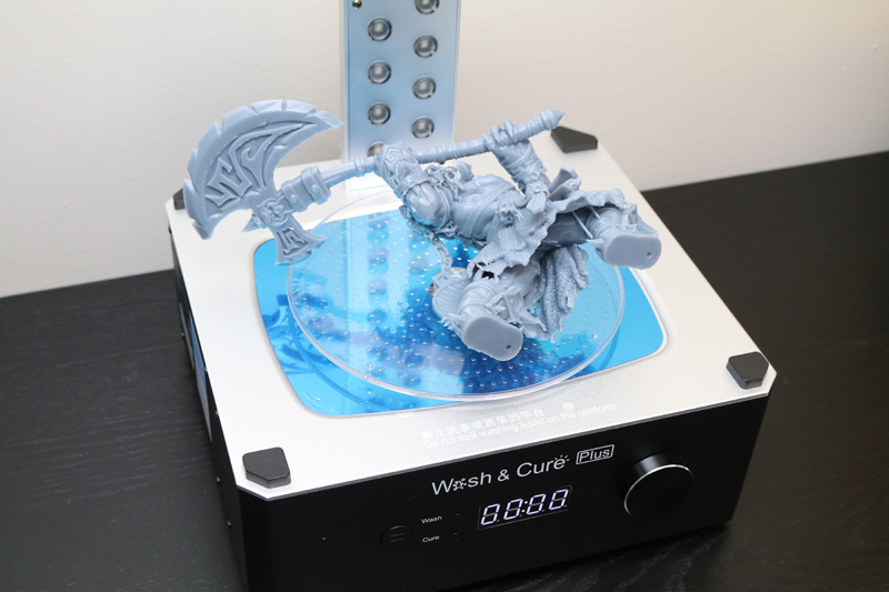 Printed model and Wash and Cure Plus Station