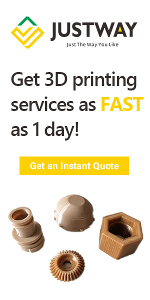 Justway 3D Printing Services Banner