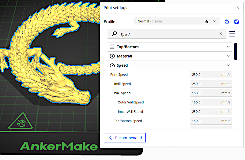 Cura Slicer Preview