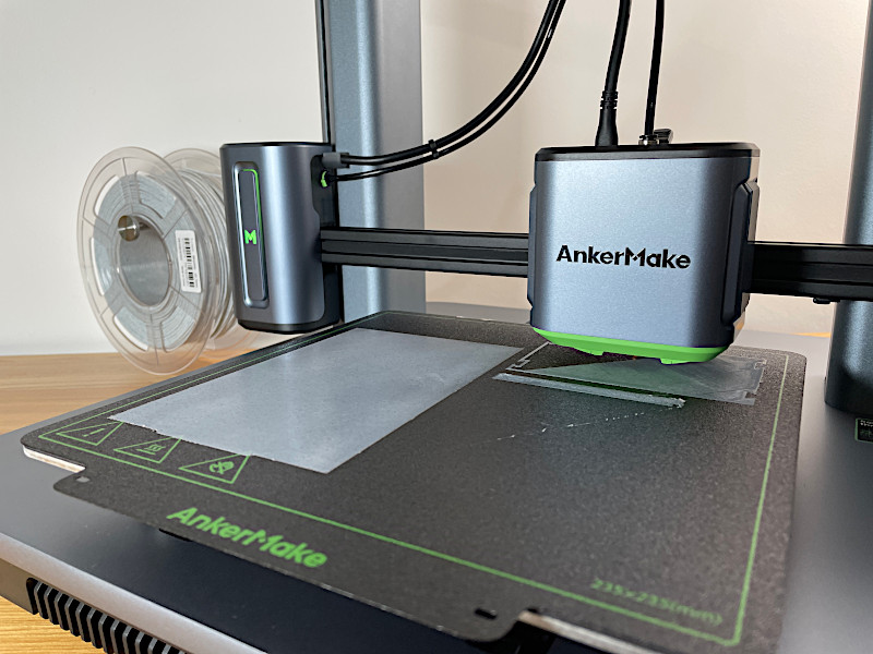 AnkerMake M5 3D Printing the First layer