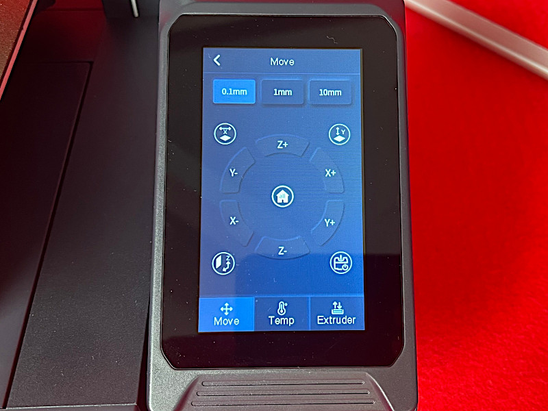 Touch Screen - 3D Printer Controls