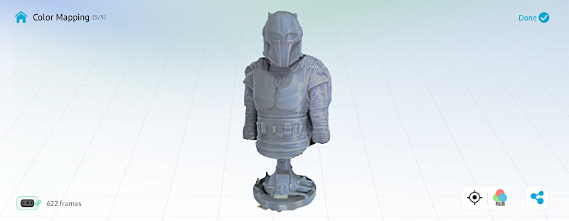 Armourer Bust 3D Scan Preview