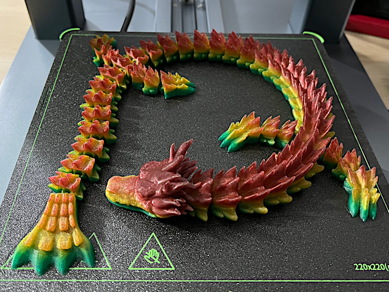 Articulated Dragon AnkerMake Test Model