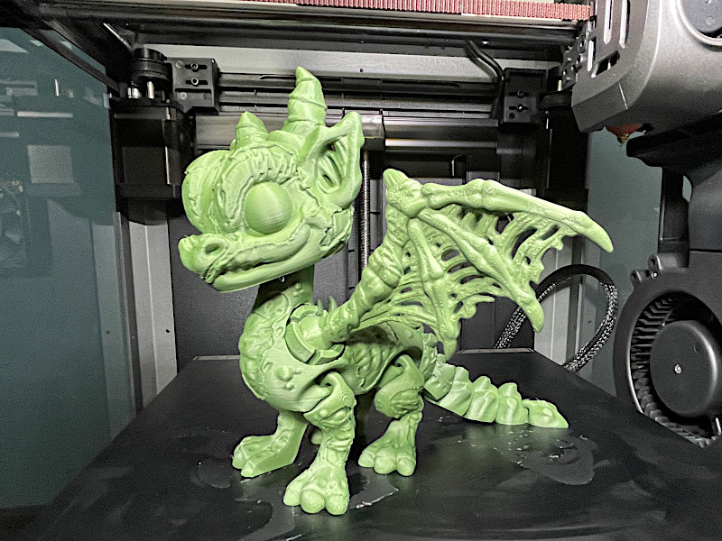 3D Printed Articulated Dragon 3D Printed Dragon with Movable