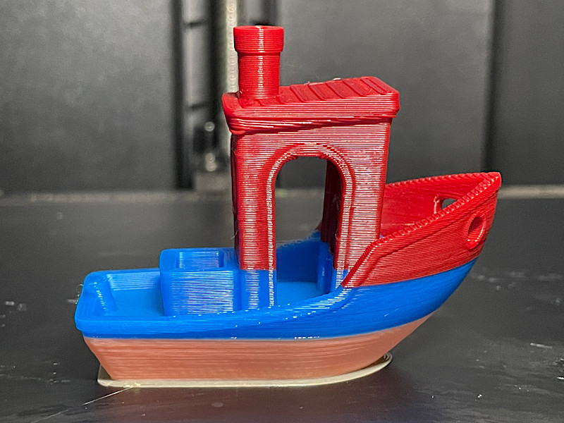 Speedy Benchy with two filament changes