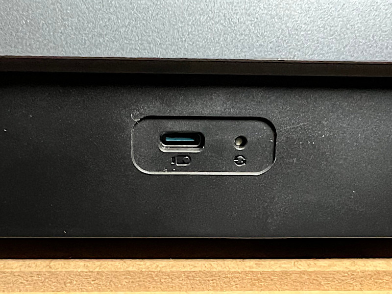 USB C Port and Reset Button