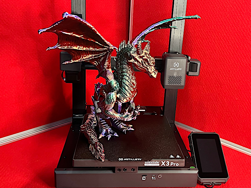 Epic Articulated Dragon on Sidewinder X3 Pro