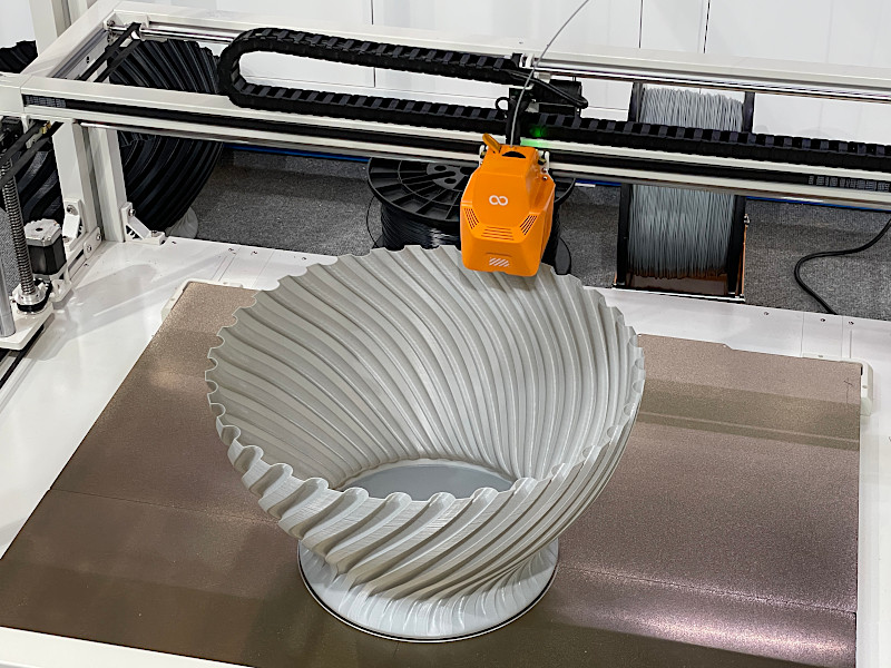 OrangeStorm 3 Hour Print in Process - 0.6mm Nozzle