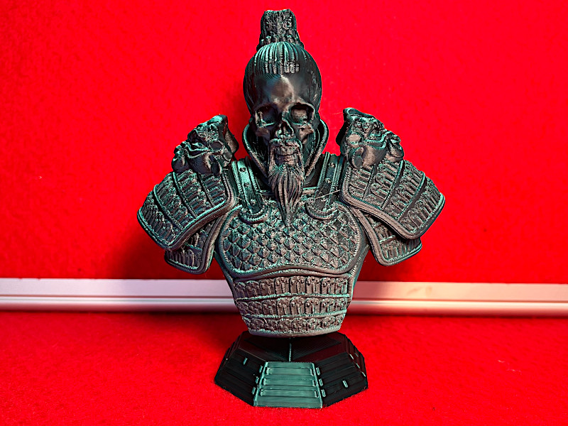 Jian Warrior Skeleton Bust