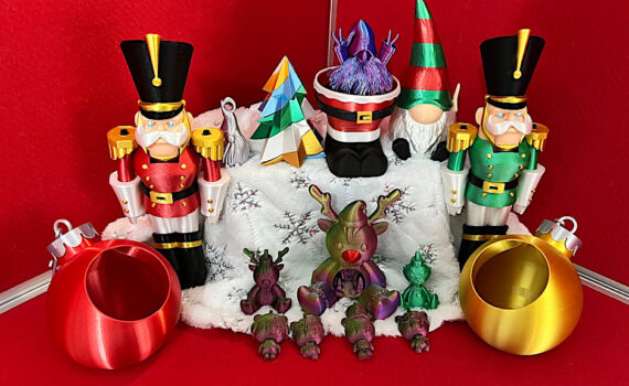 Christmas Themed 3D Prints