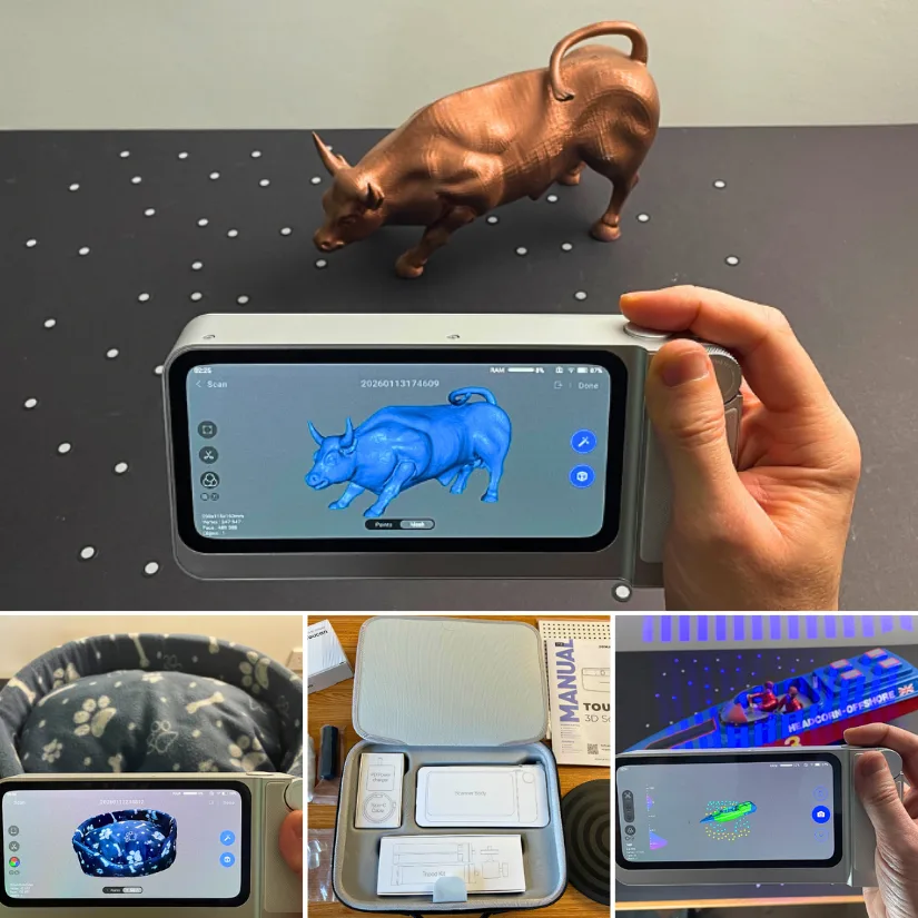 3DMakerpro Toucan Scanner and Scans Compilation