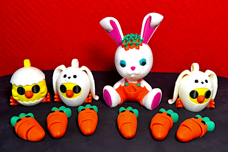 Bunny, Chicks and Carrots