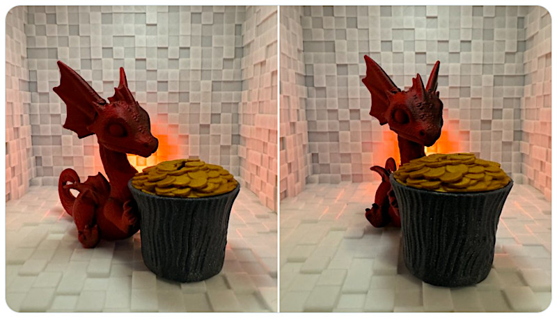 Dragon Toy Planter Make By RePrinted