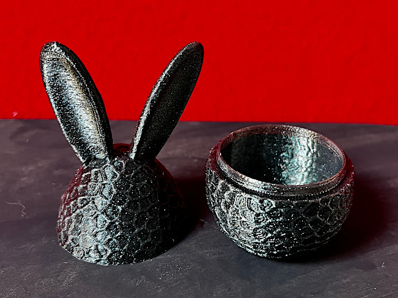 Easter Egg Container with Bunny Ears