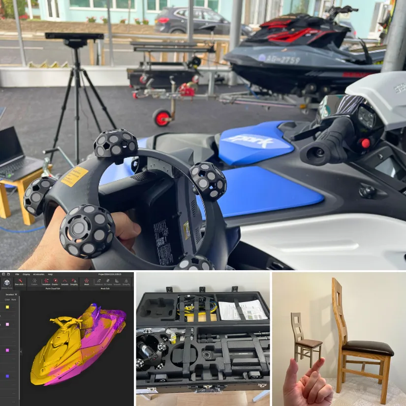 Revopoint Trackit SR and 3D Scans Compilation