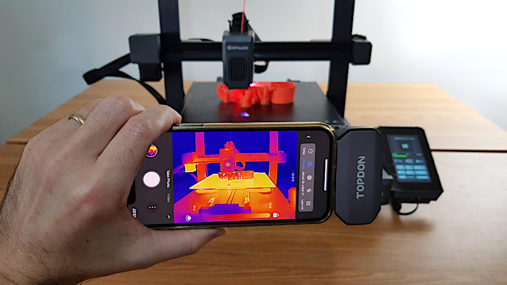 TOPDON TCView Thermal Camera and 3D Printer