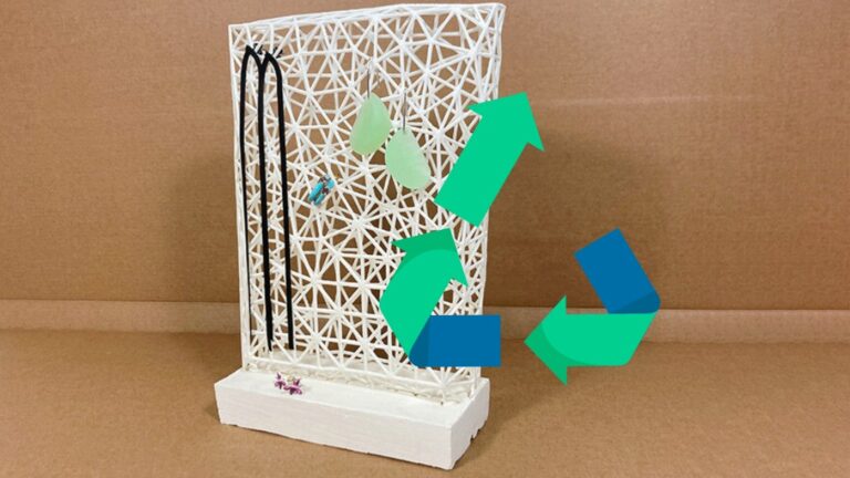 Upcycling 3D Printing Waste in Artistic and Practical Ways