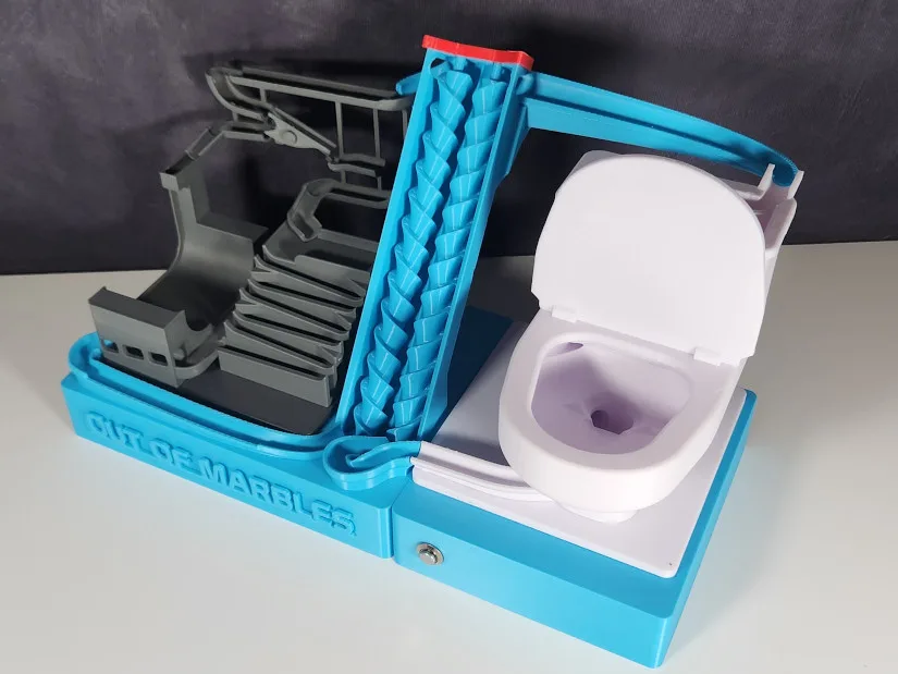 3D Printed Themed Marble Machine