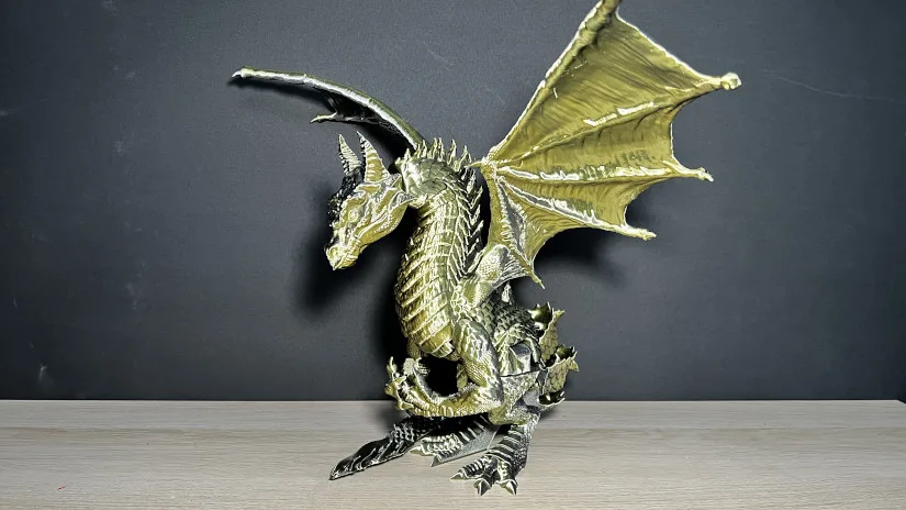 Epic Articulated Dragon - Side View