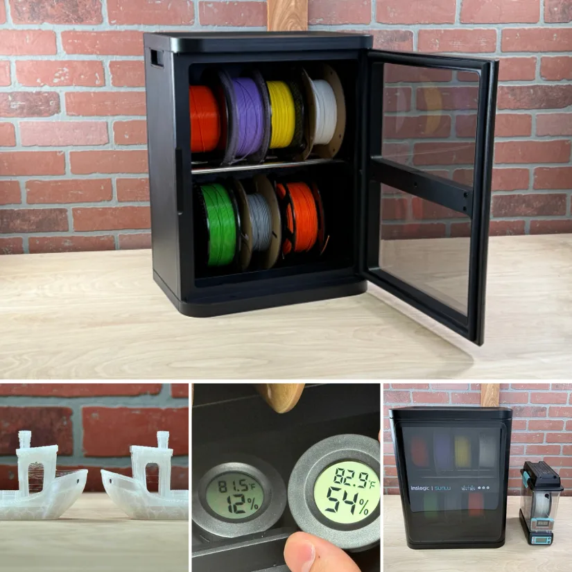 Inslogic x Sunlu FilaDC i10 Filament Dehumidifying Cabinet Compilation