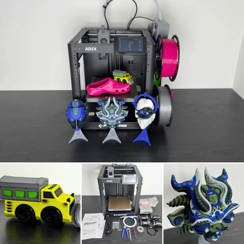 Flashforge AD5X and 3D Prints Compilation