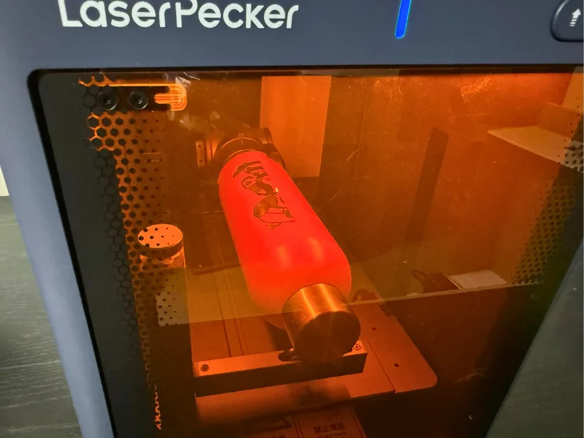 Engraving a Tumbler with Rotary