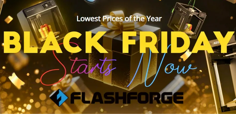 Flashforge Black Friday Banner