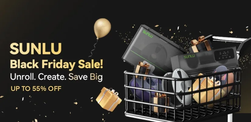 SUNLU Black Friday Banner