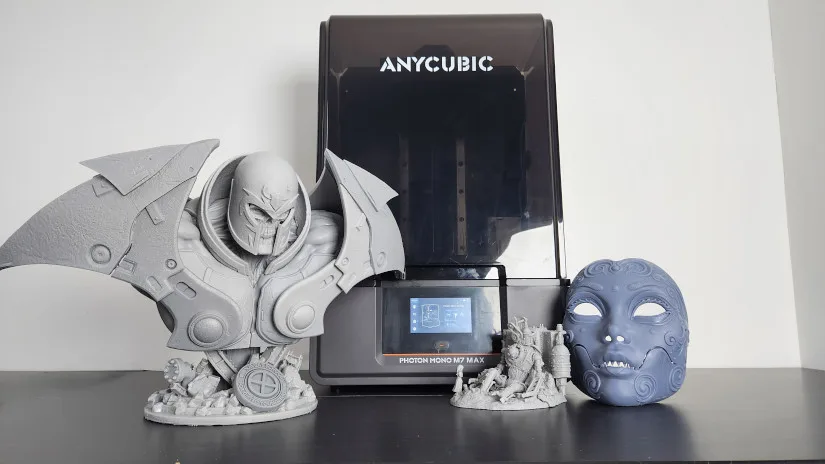 Anycubic Photon M7 Max and Tested Prints Compilation
