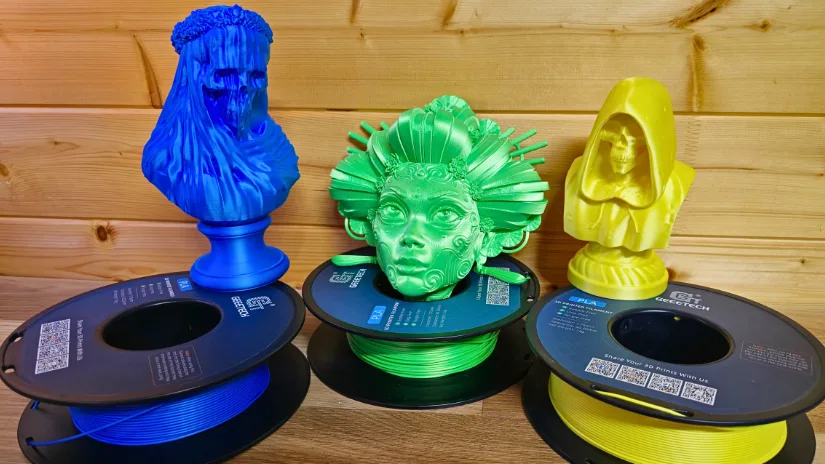Geeetech PLA and Test Prints