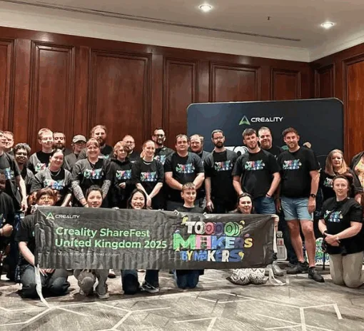 Creality ShareFest UK Attendees.
