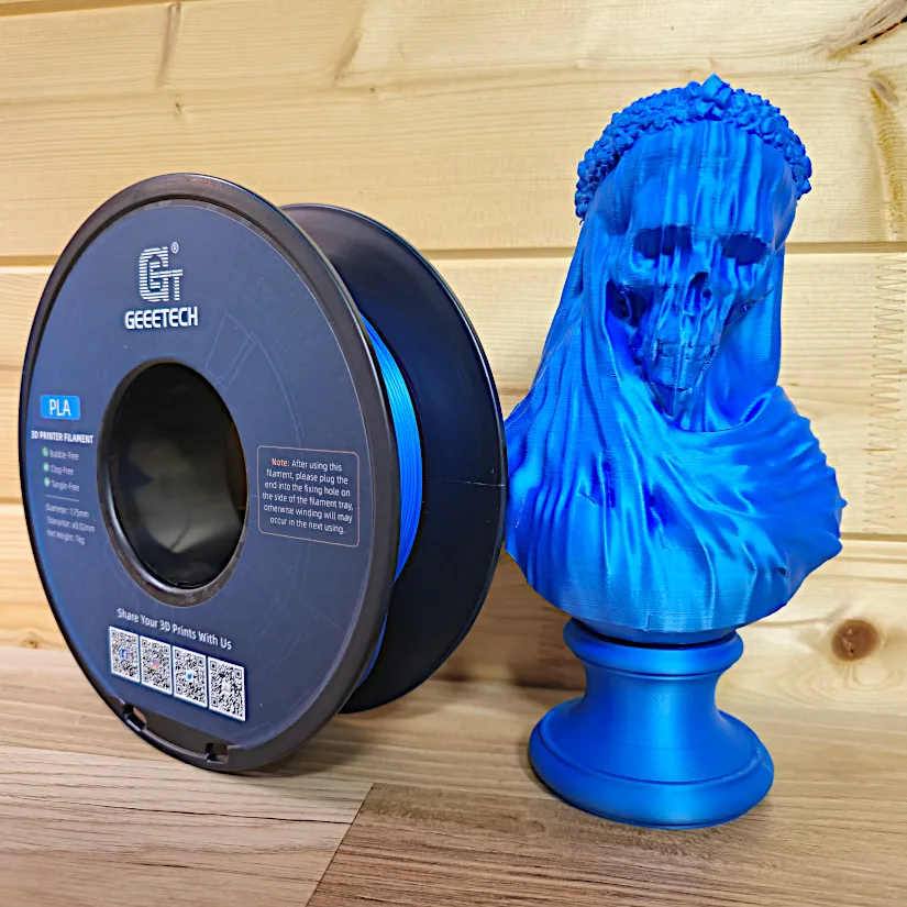 Maiden of Death - Blue PLA Test Print
