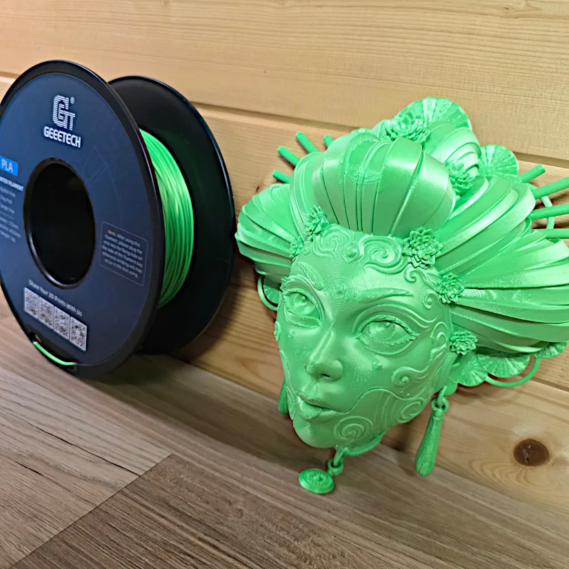 Pipecox Geisha - Green PLA Test Print