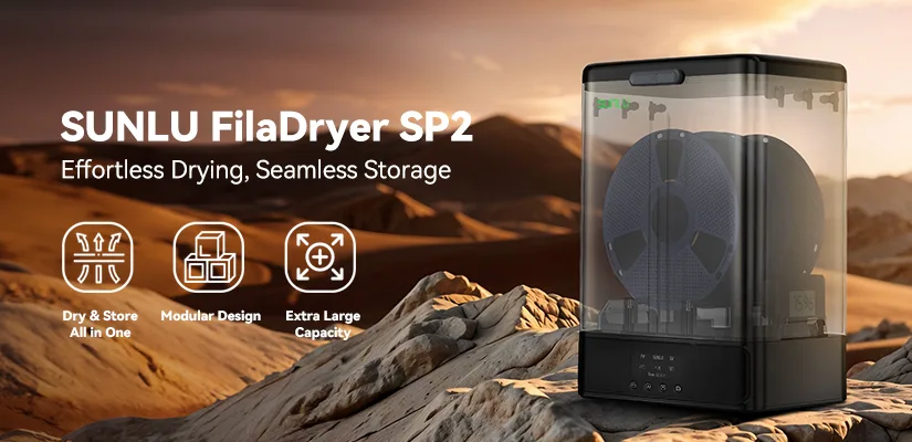 SUNLU FilaDryer SP2 Launch